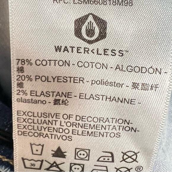 Levi's medium wash high-rise skinny jeans jeggings size 27 B122 - Picture 3 of 5